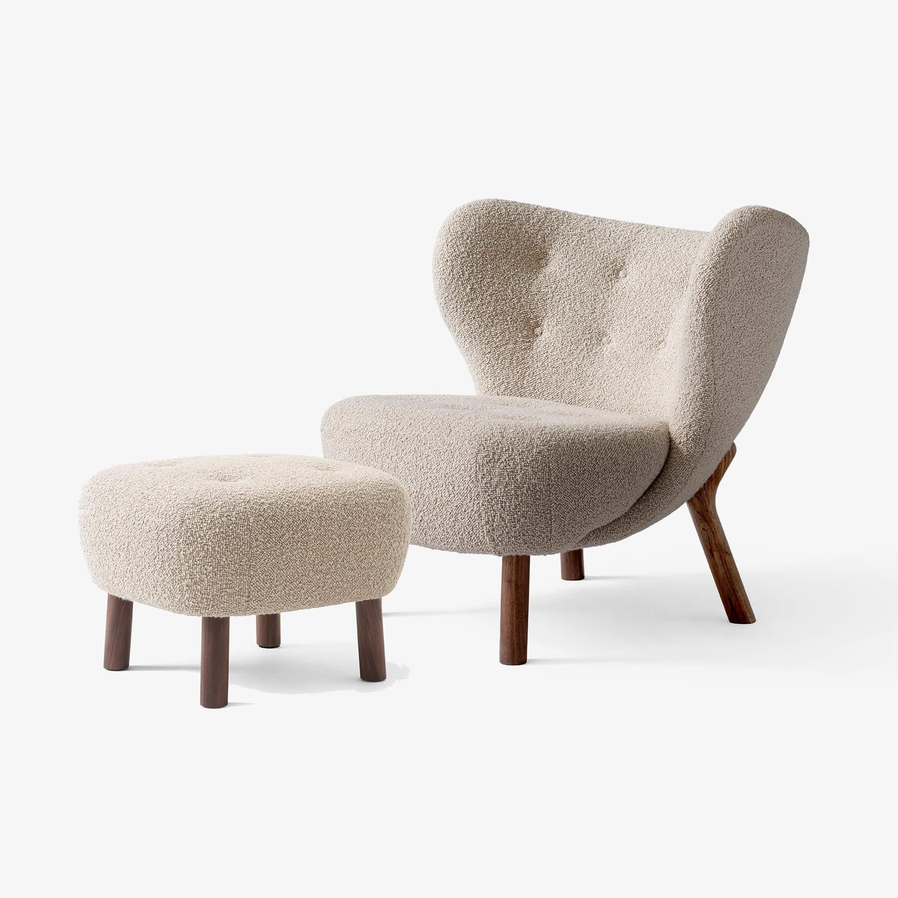 &Tradition VB1 Little Petra Chair with Footstool - Image 22