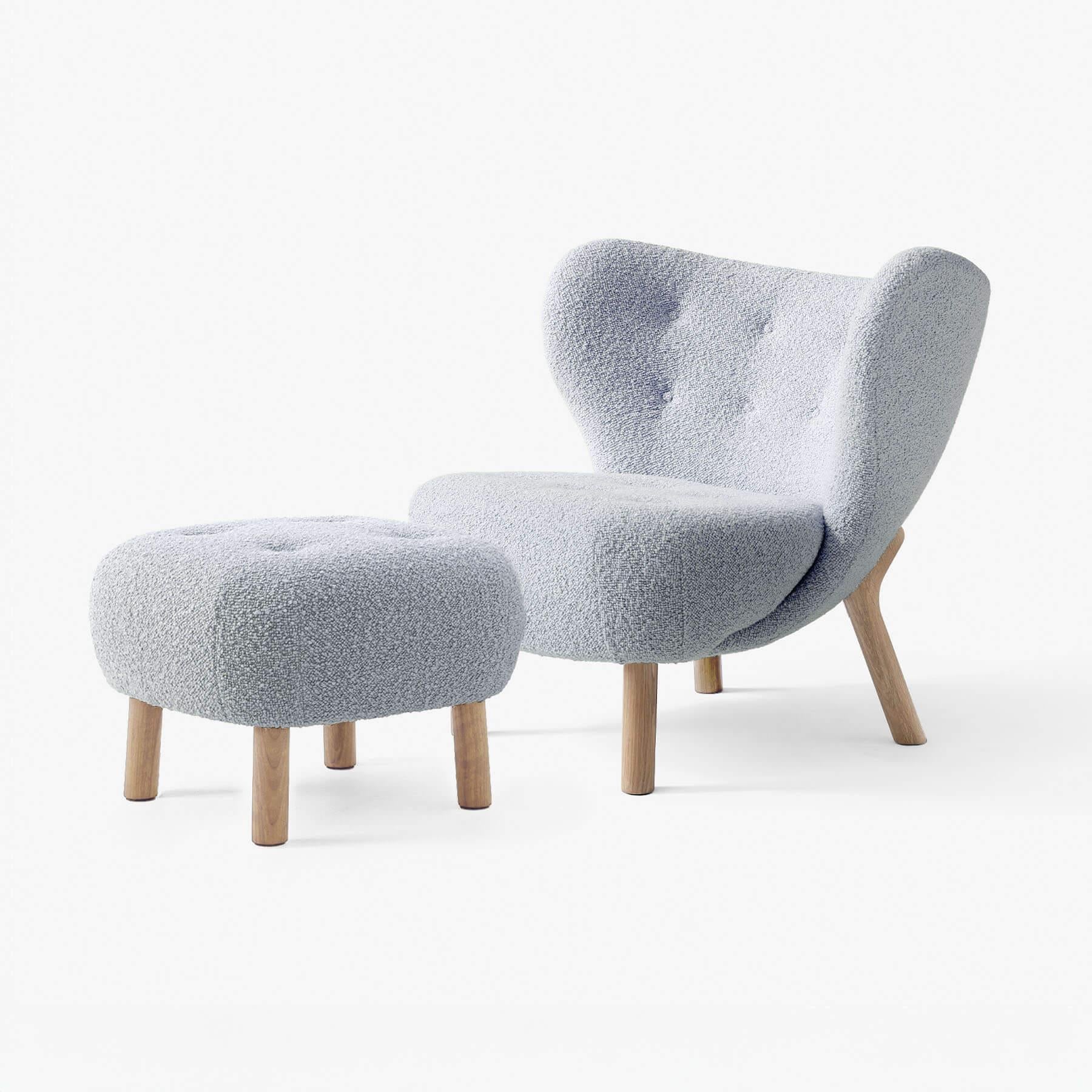 &Tradition VB1 Little Petra Chair with Footstool - Image 27