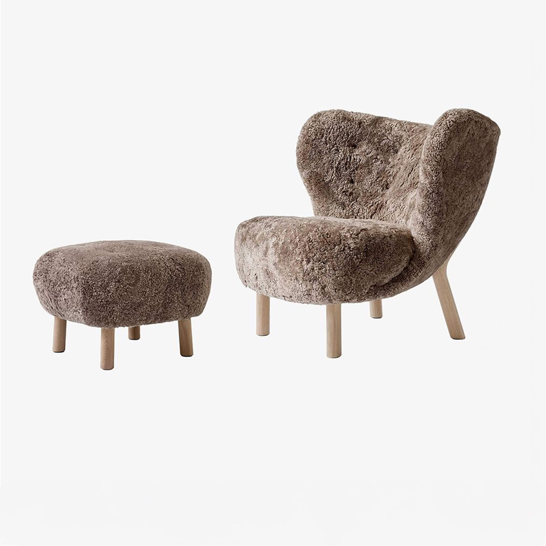 &Tradition VB1 Little Petra Chair with Footstool - Image 35