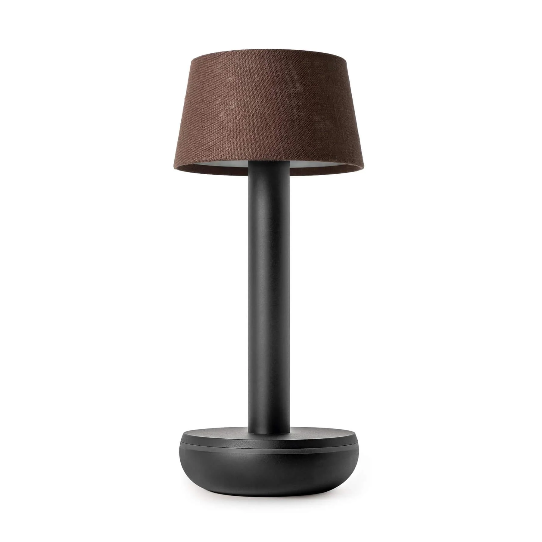 Two Portable Rechargeable Lamp with Linen Shade - Image 6
