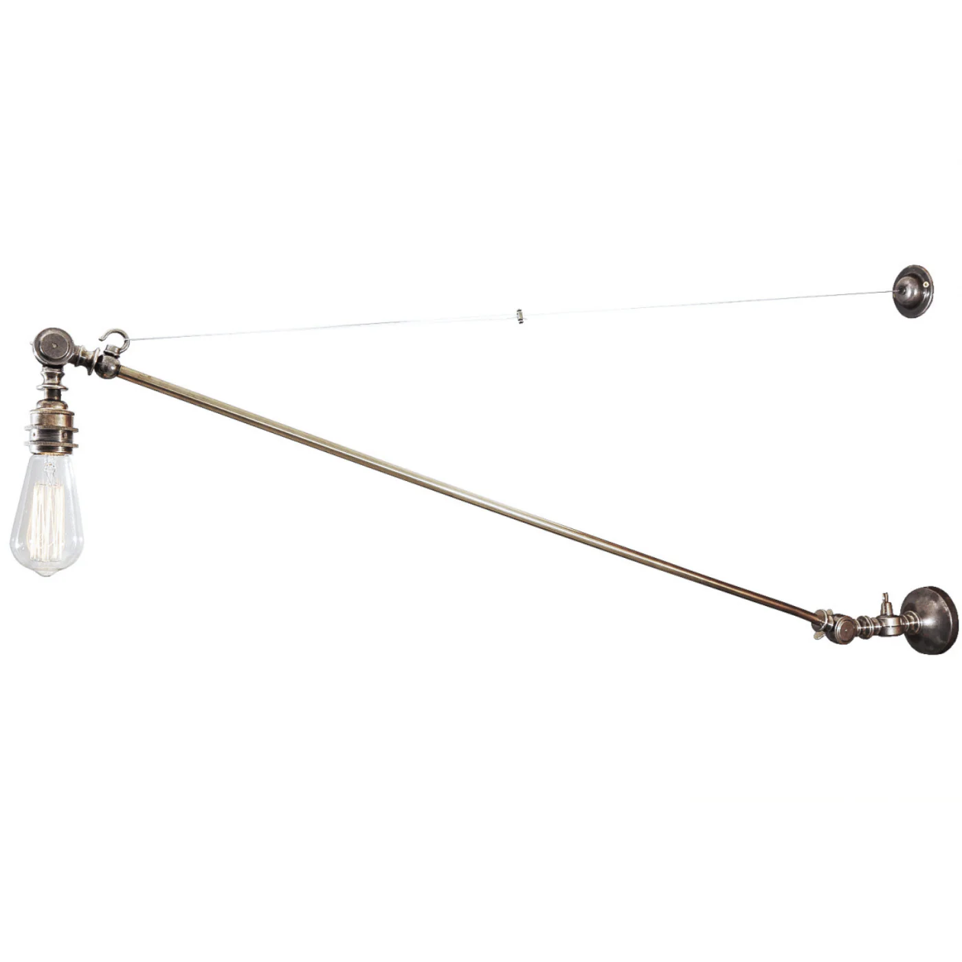 vintage adjustable wall light - Image 2