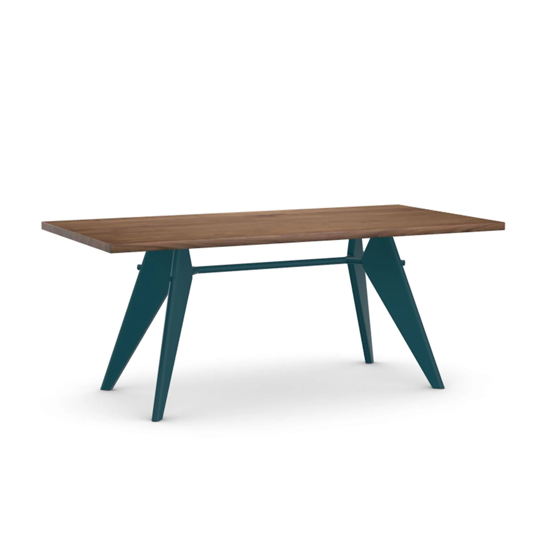 Vitra EM Dining Table with Solid Oak Top - Image 21