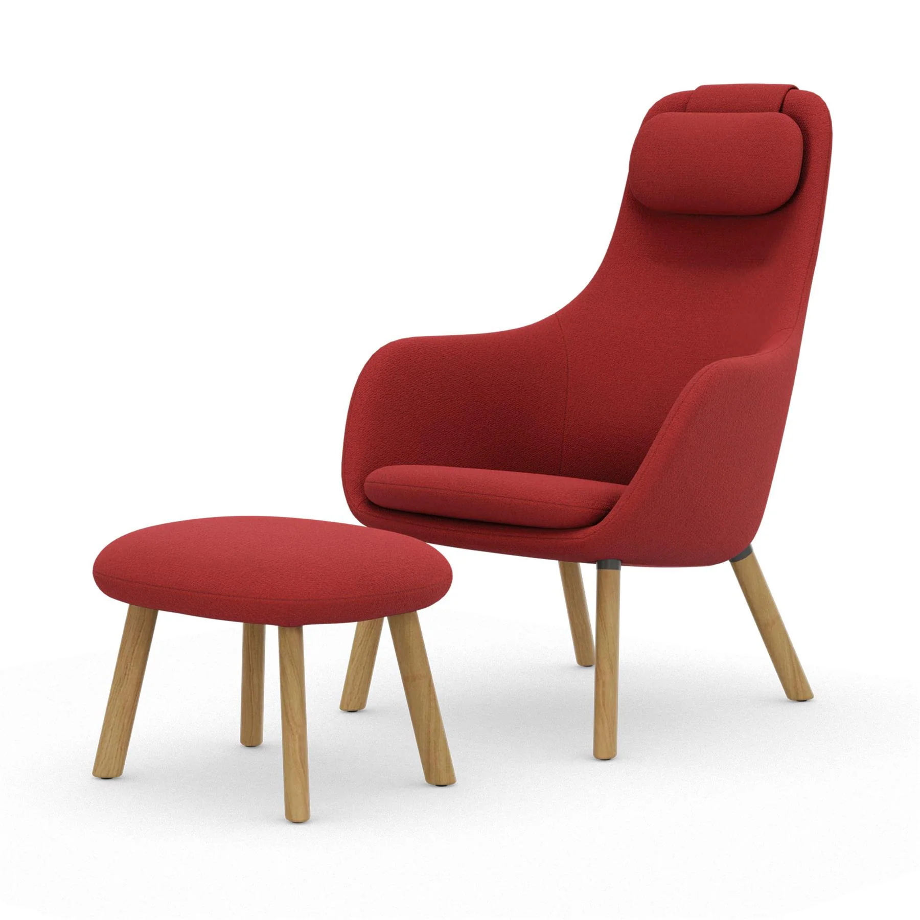 Vitra Hal Lounge Chair with Loose Seat Cushion - Image 10