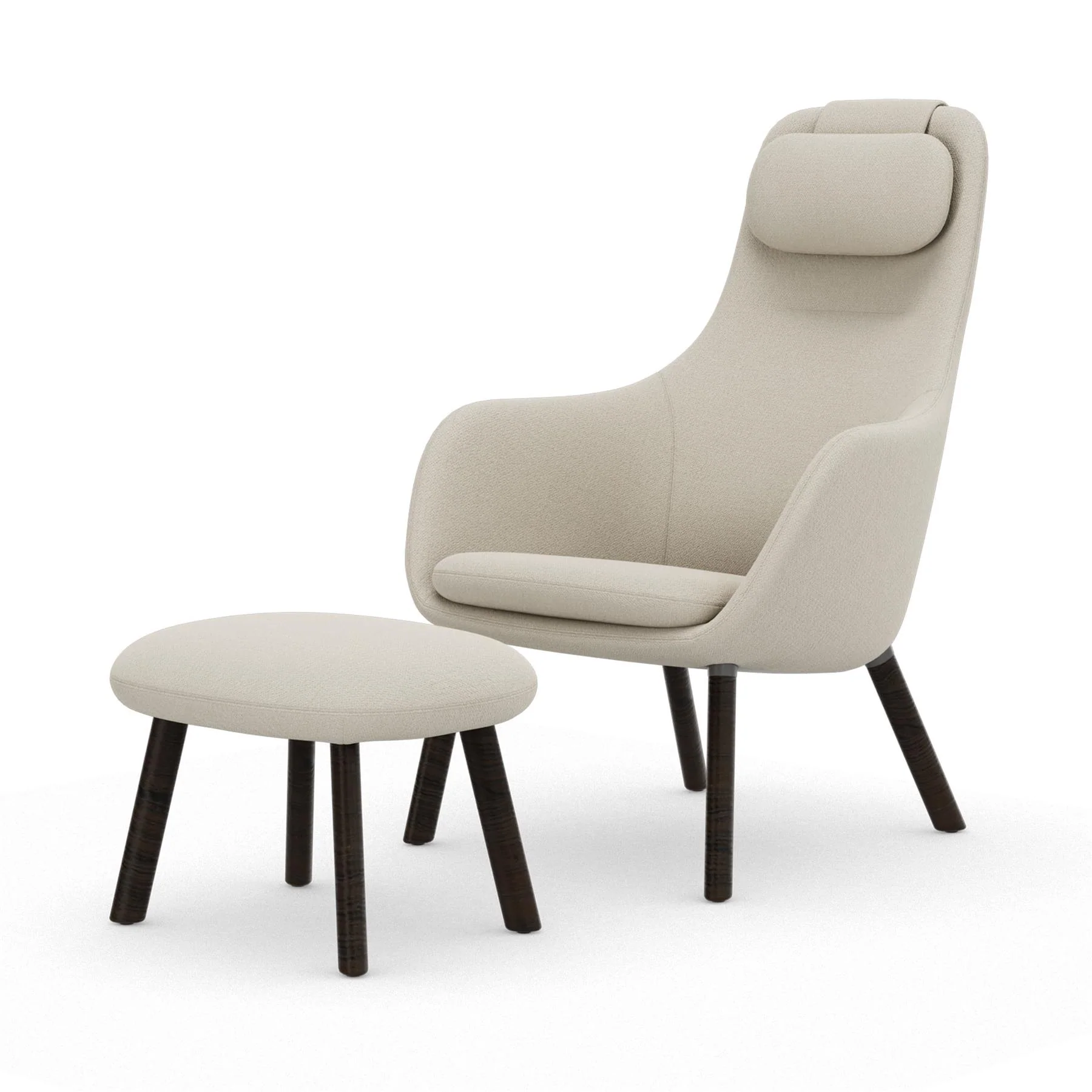 Vitra Hal Lounge Chair with Loose Seat Cushion - Image 11