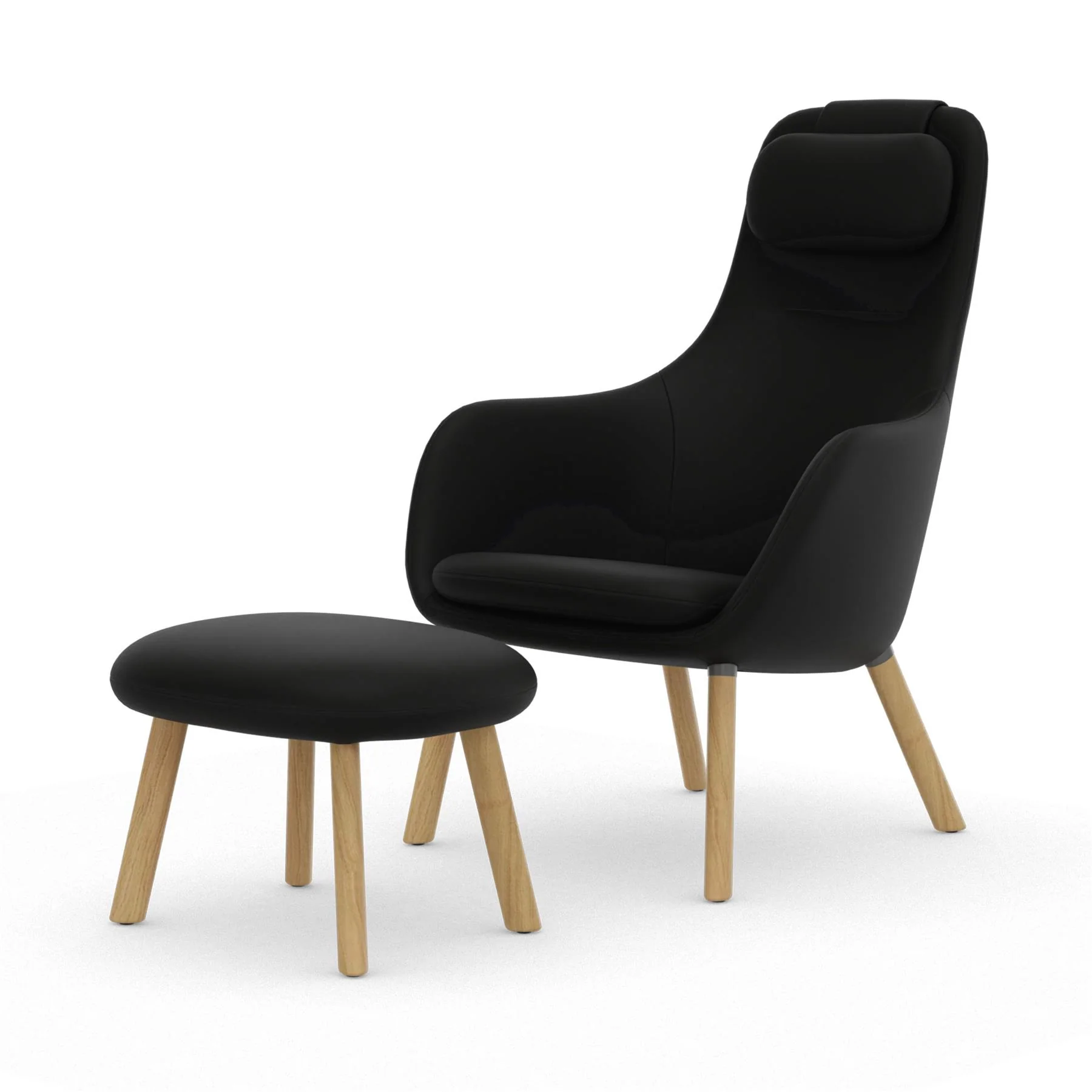 Vitra Hal Lounge Chair with Loose Seat Cushion - Image 14