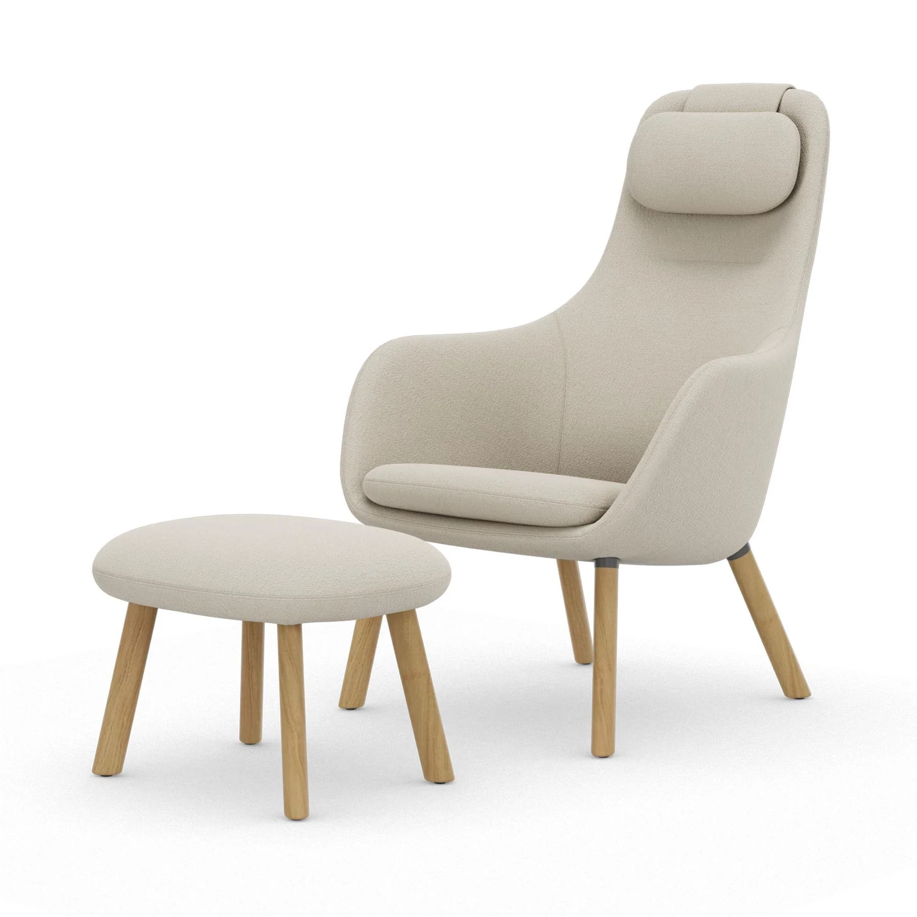 Vitra Hal Lounge Chair with Loose Seat Cushion - Image 16