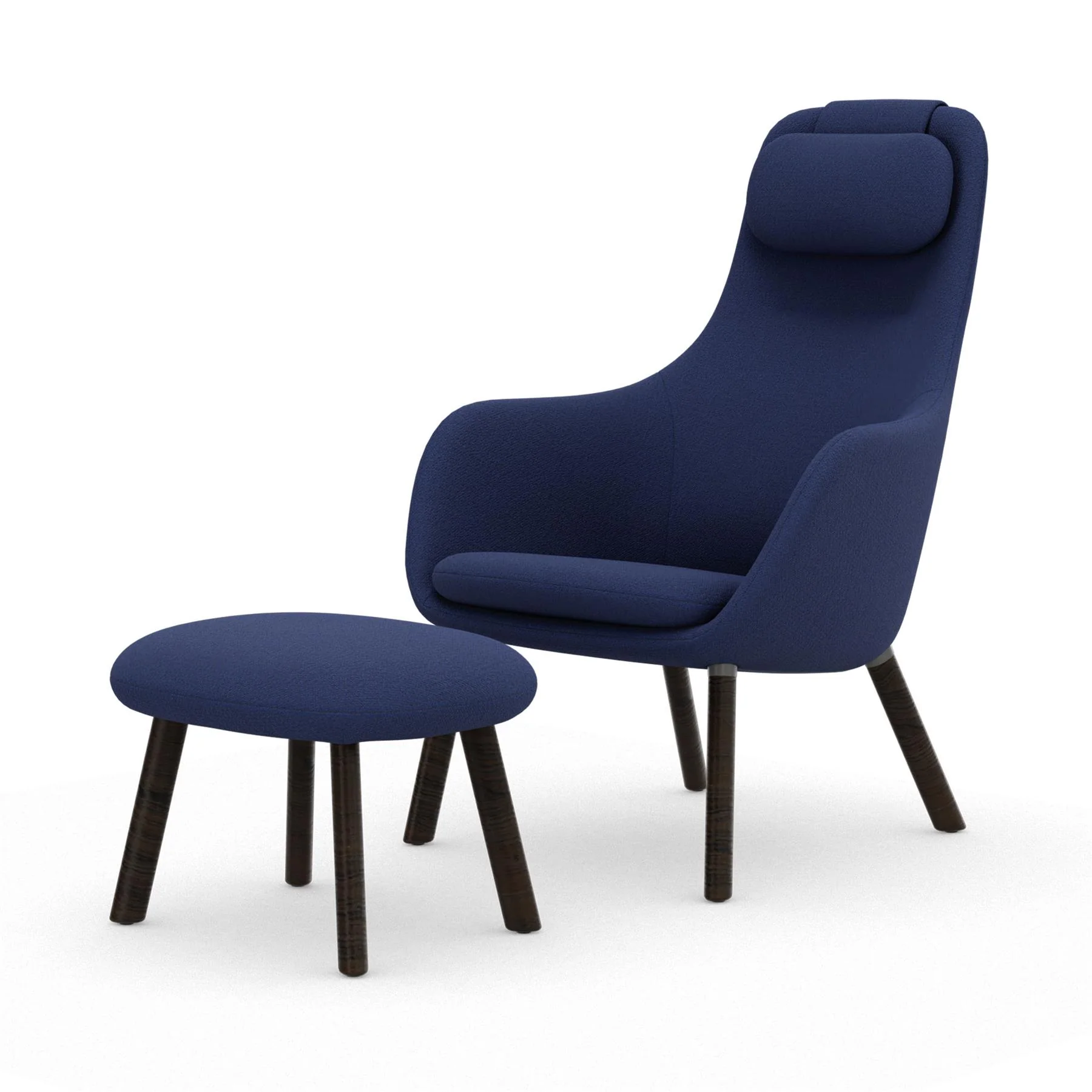 Vitra Hal Lounge Chair with Loose Seat Cushion - Image 21