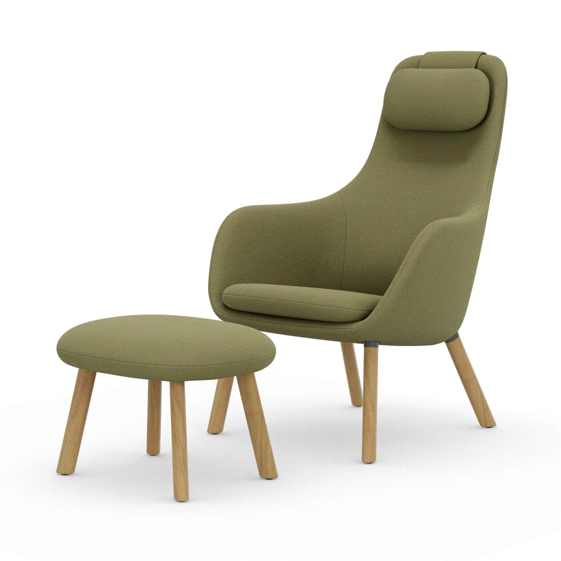 Vitra Hal Lounge Chair with Loose Seat Cushion - Image 9