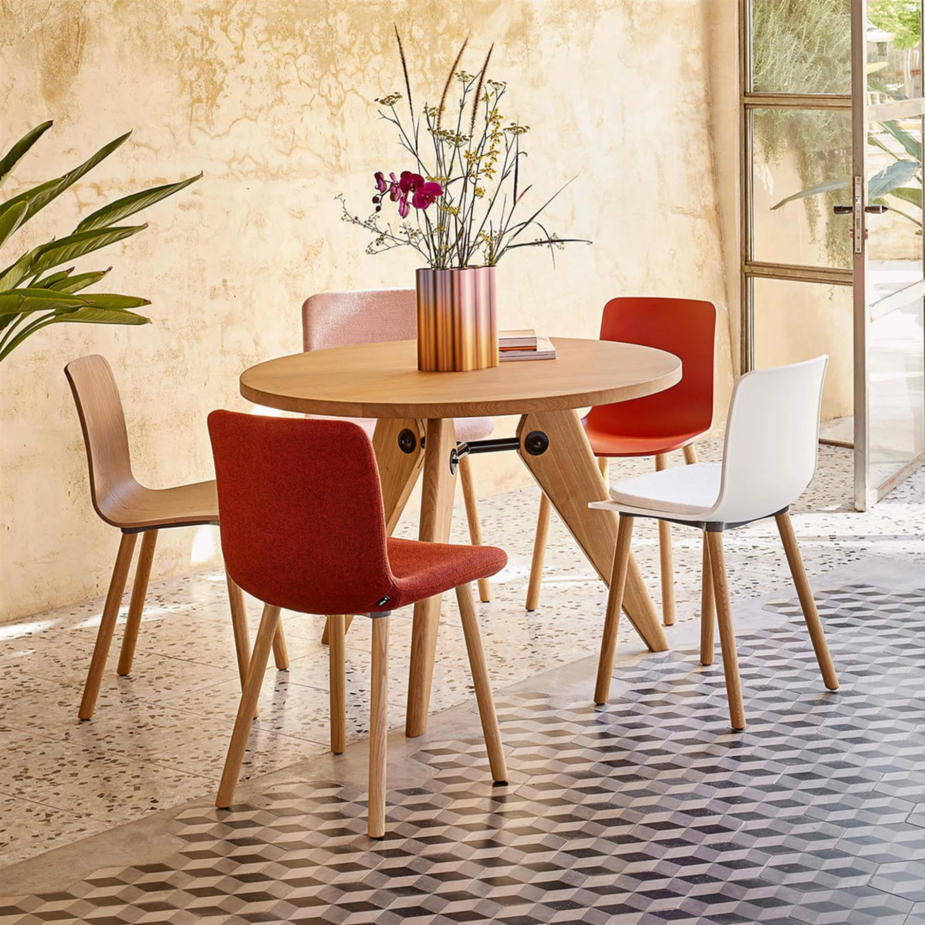 Vitra HAL RE Wood Dining Chair - Image 3